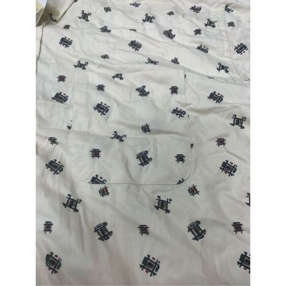 Vintage Boat Patterned NWT Button Down Top - Picture 2 of 7